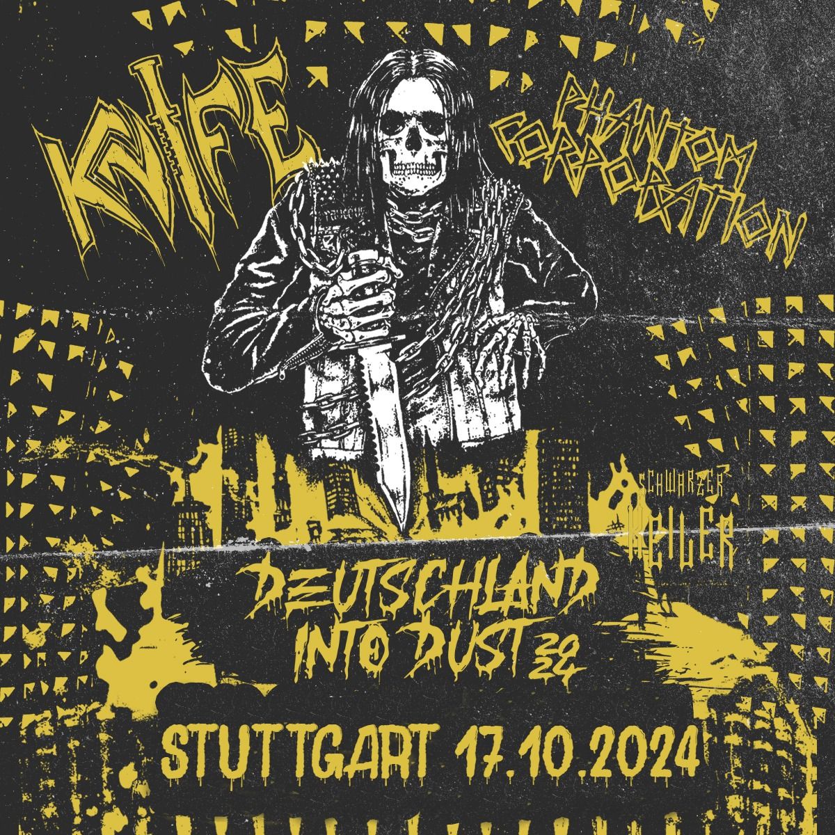 \u2020 LIVE: Knife \u2020 Phantom Corporation \u2020 Schwarzer Keiler Stuttgart