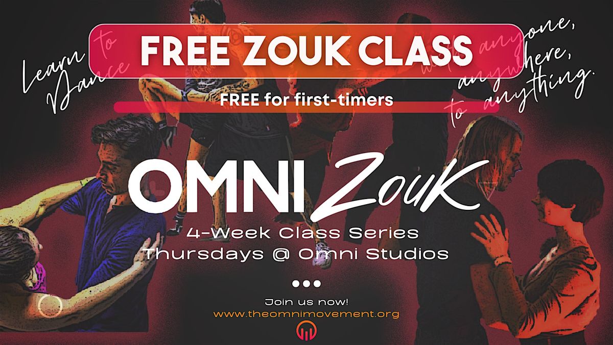 OmniZouk's FREE Zouk Class: October 3 @ Omni Studios