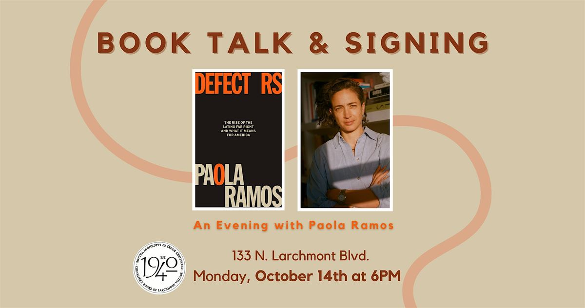 Book Talk! Paola Ramos' DEFECTORS