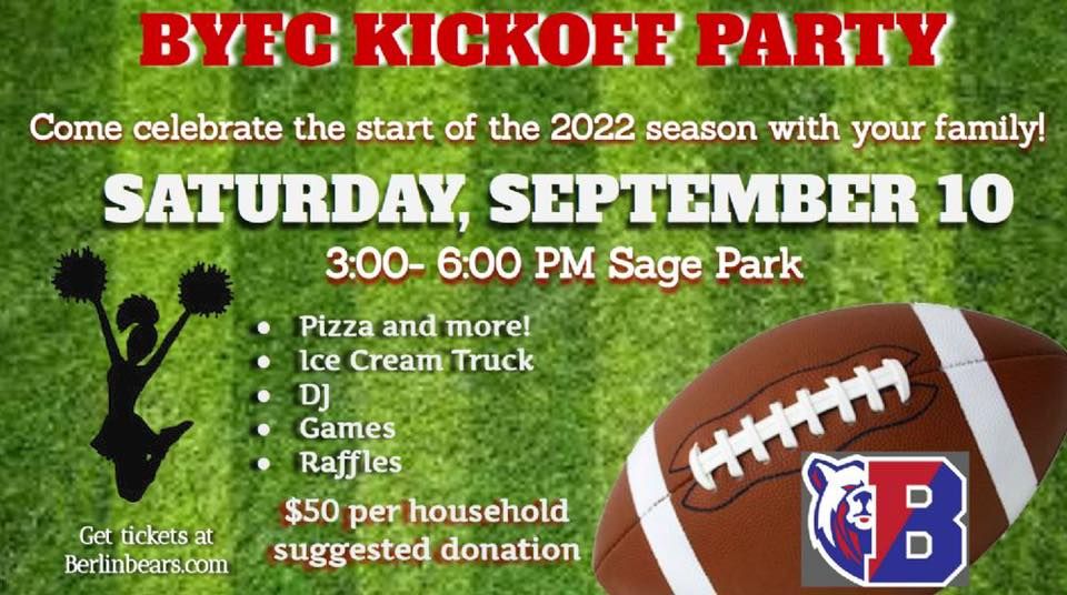 BERLIN YOUTH FOOTBALL AND CHEER FOOTBALL PARTY, Sage Park Athletics