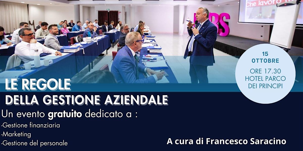 LE REGOLE DEL SUCCESSO AZIENDALE