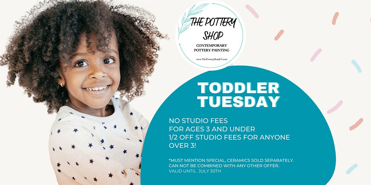 Toddler Tuesdays at The Pottery Shop