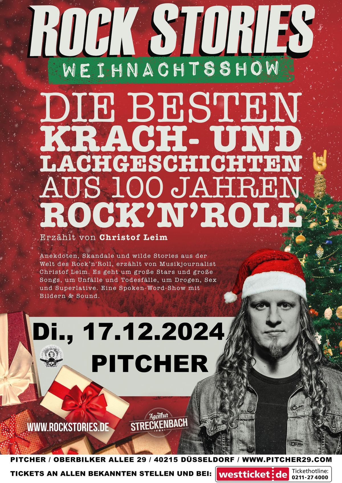 ROCK STORIES \u201eX-MAS EDITION\u201c mit CHRISTOF LEIM