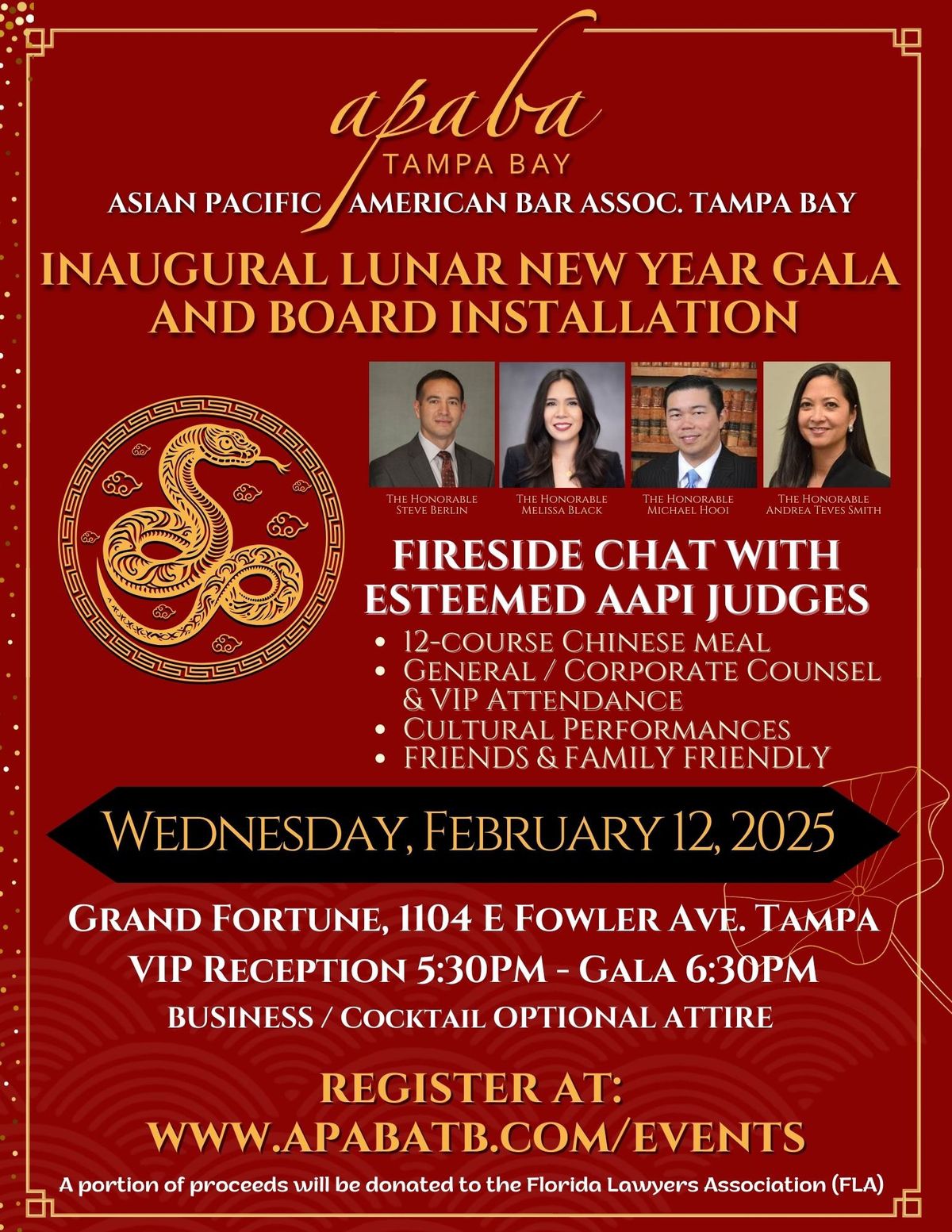 APABA Tampa Bay Lunar New Year Gala and Board Installation