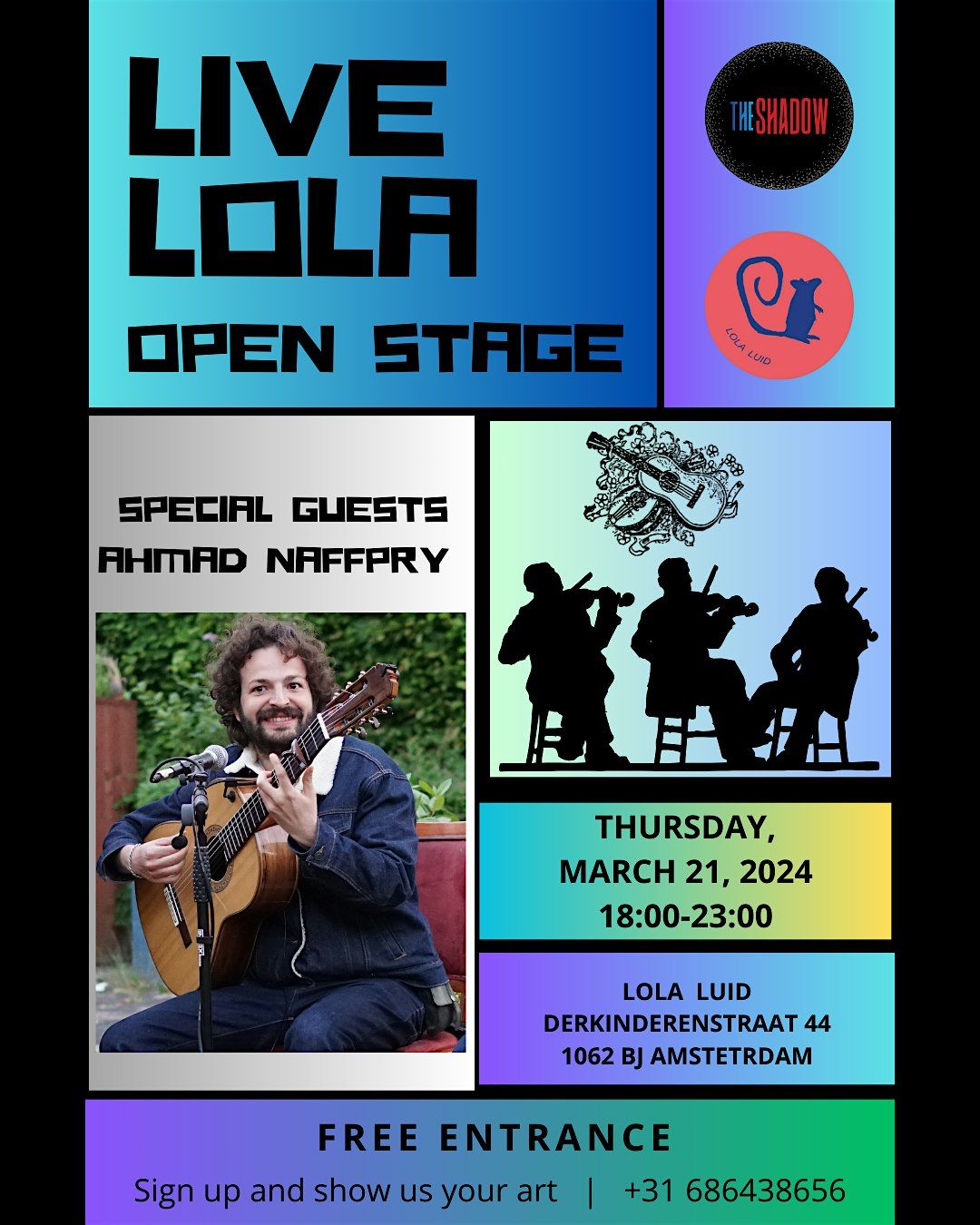 Open stage at Live lola