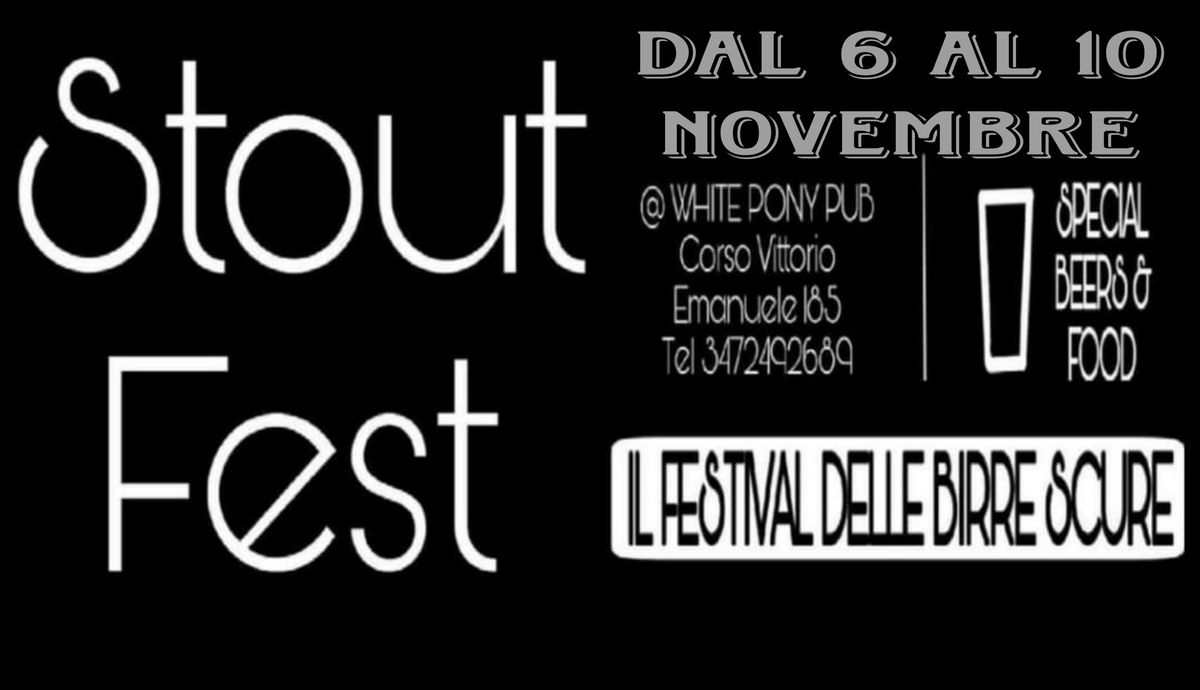 STOUT FESTIVAL 2024 - Il festival delle birre scure