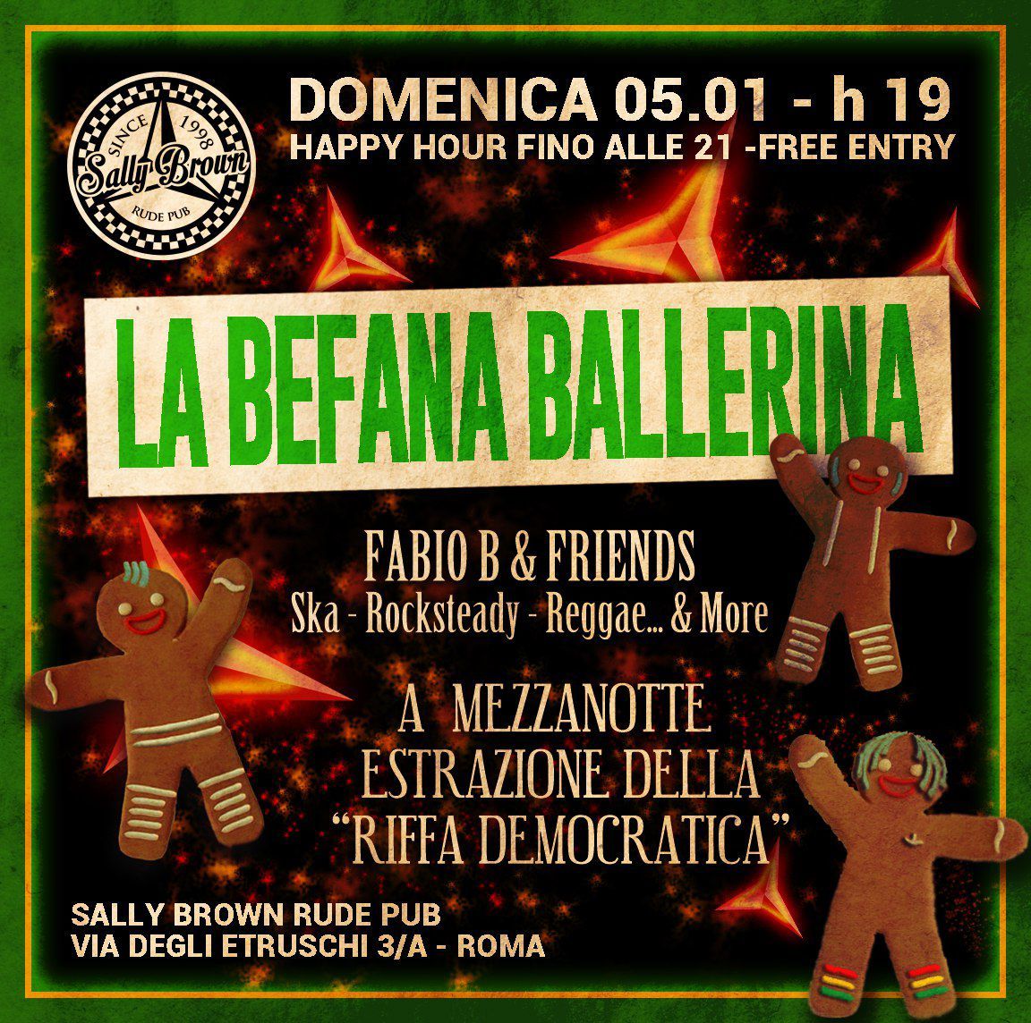 La Befana Ballerina - Riffa Democratica @Sally Brown 