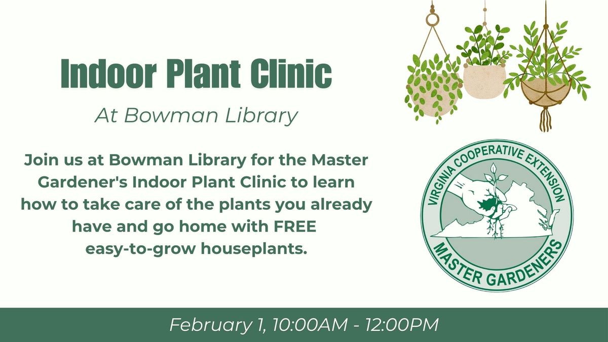 Indoor Plant Clinic