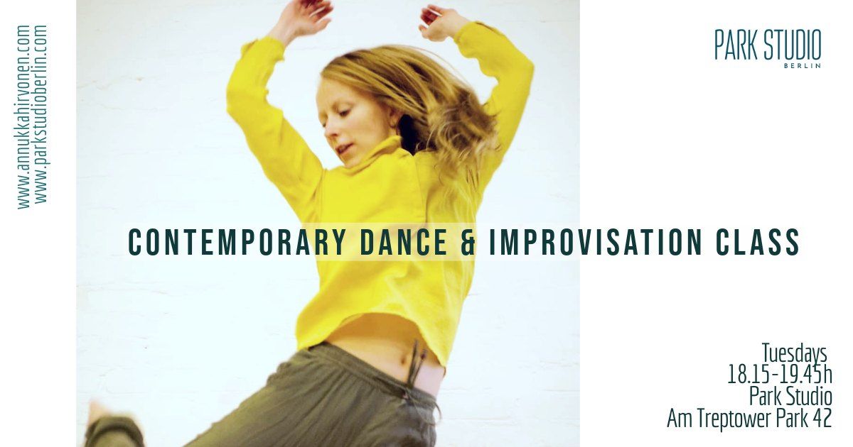 Contemporary Dance & Improvisation - Weekly Class in Park Studio