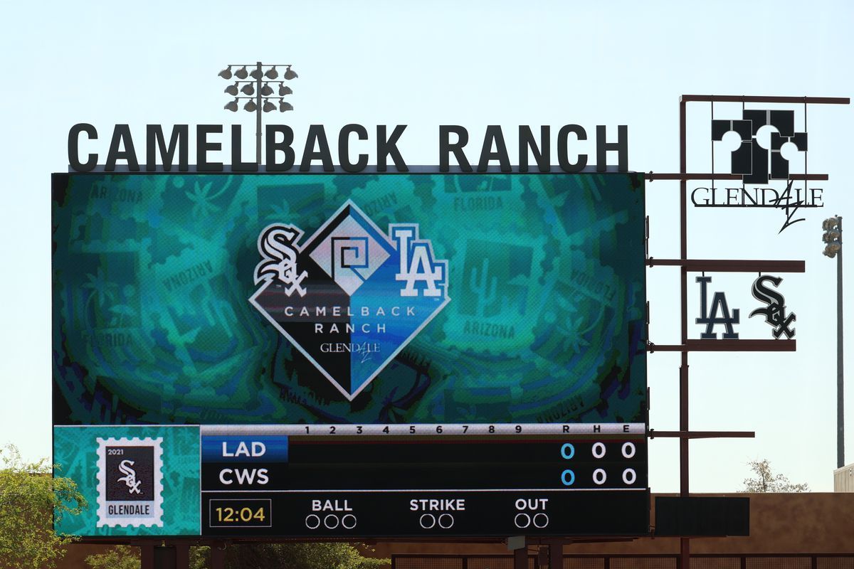 Spring Training - Chicago White Sox at Los Angeles Dodgers at Camelback Ranch - Glendale