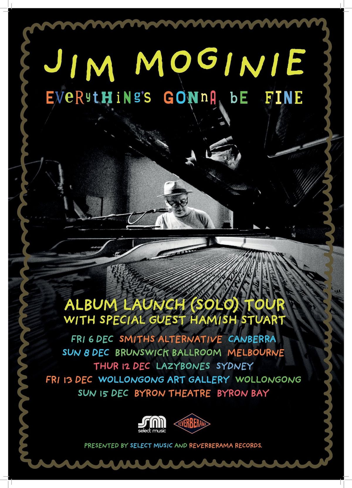 Jim Moginie: Everything\u2019s Gonna Be Fine album launch tour  w special guest Hamish Stuart