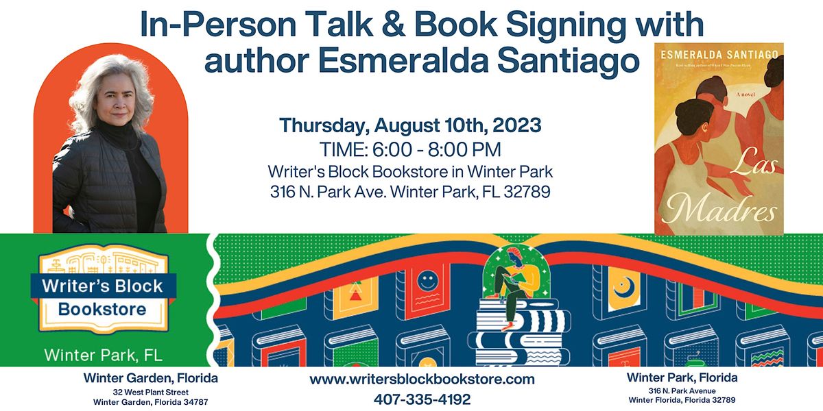 In-Person Book Signing with Esmeralda Santiago