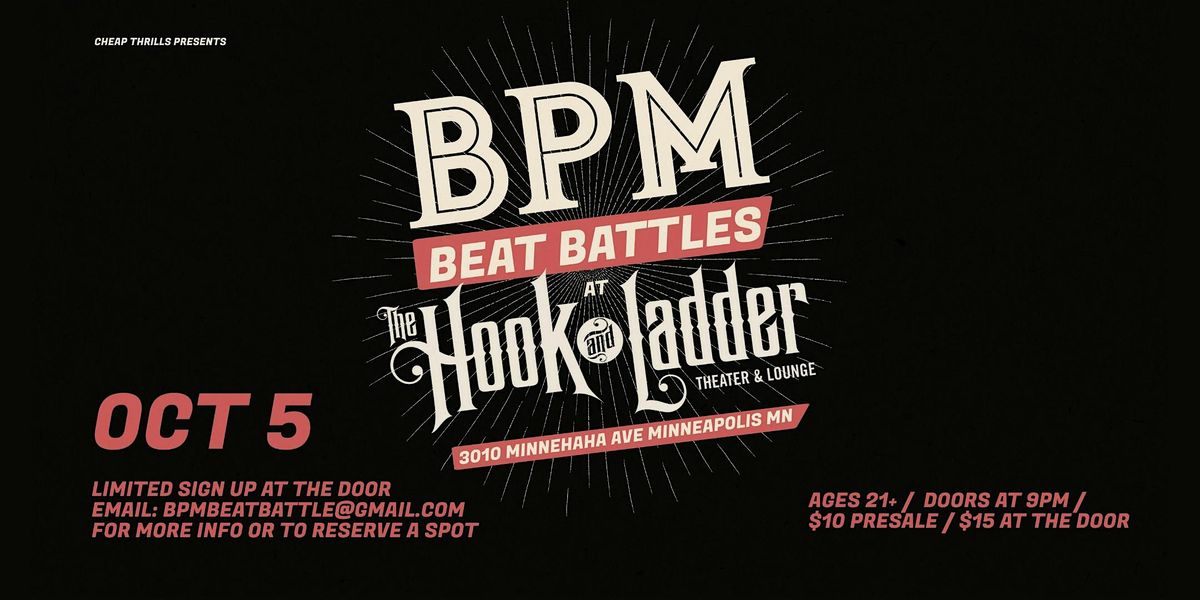 BPM BEAT BATTLE Hosted by Dimitry Killstorm