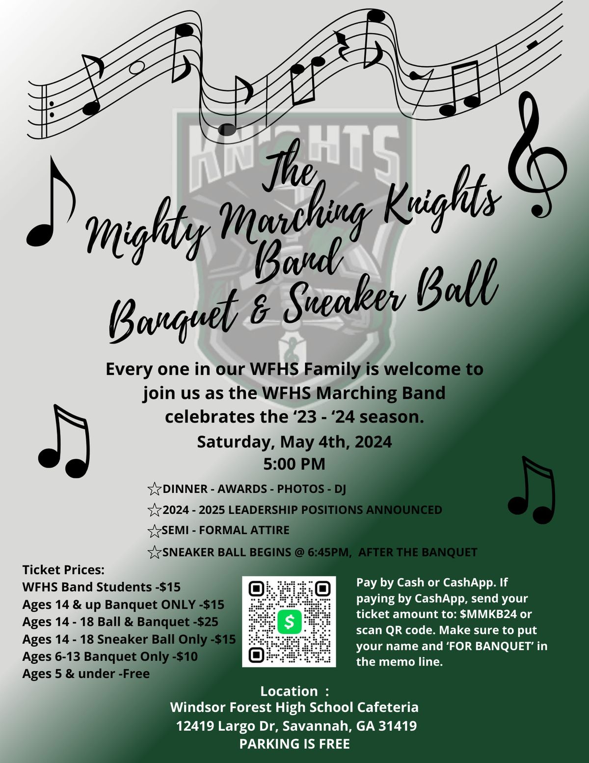 The 1st Annual Mighty Marching Knights Band Banquet & Sneaker Ball