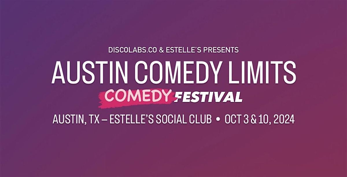 Live Comedy during ACL Week! Comedy Festival @ Estelle's | Oct 3 & 10, 2024