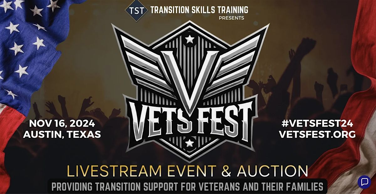 VetsFest 2024 Livestream Concert & Online Auction