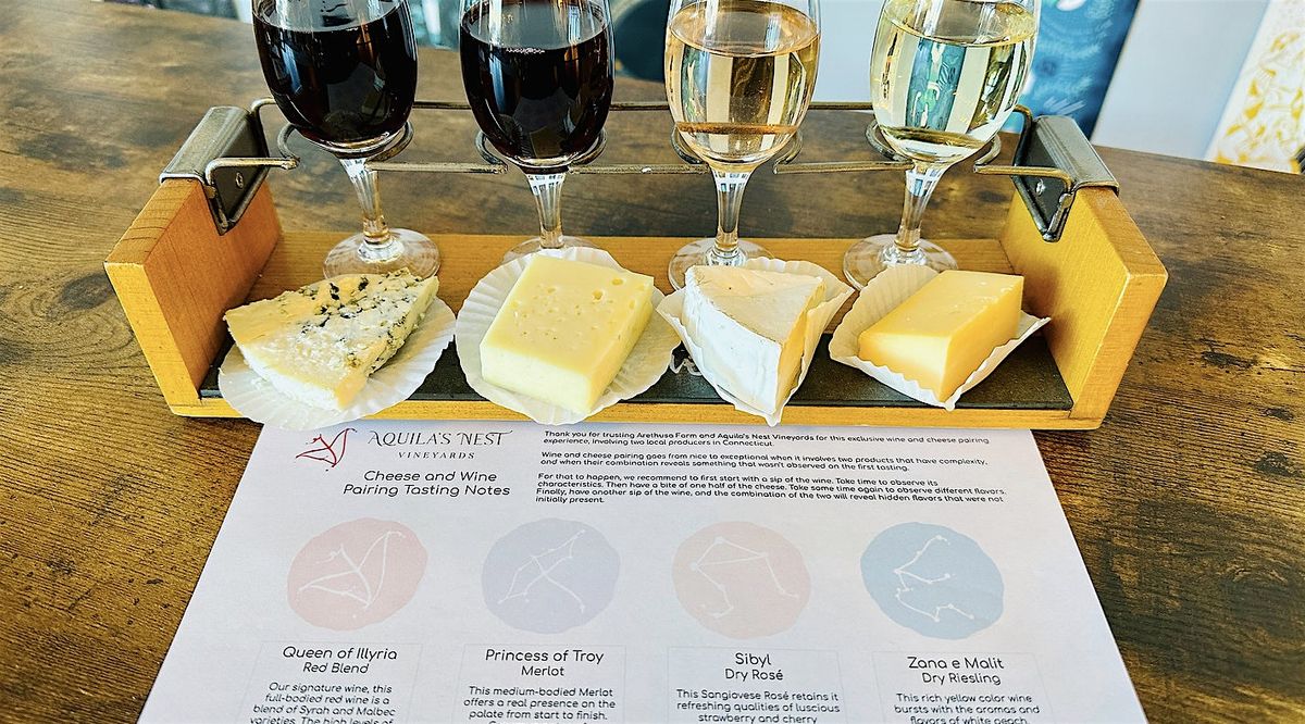 Local Cheese and Wine Pairing