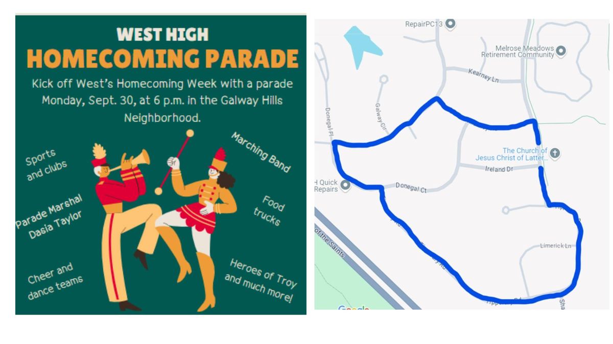 West High Homecoming Parade and Pep Rally