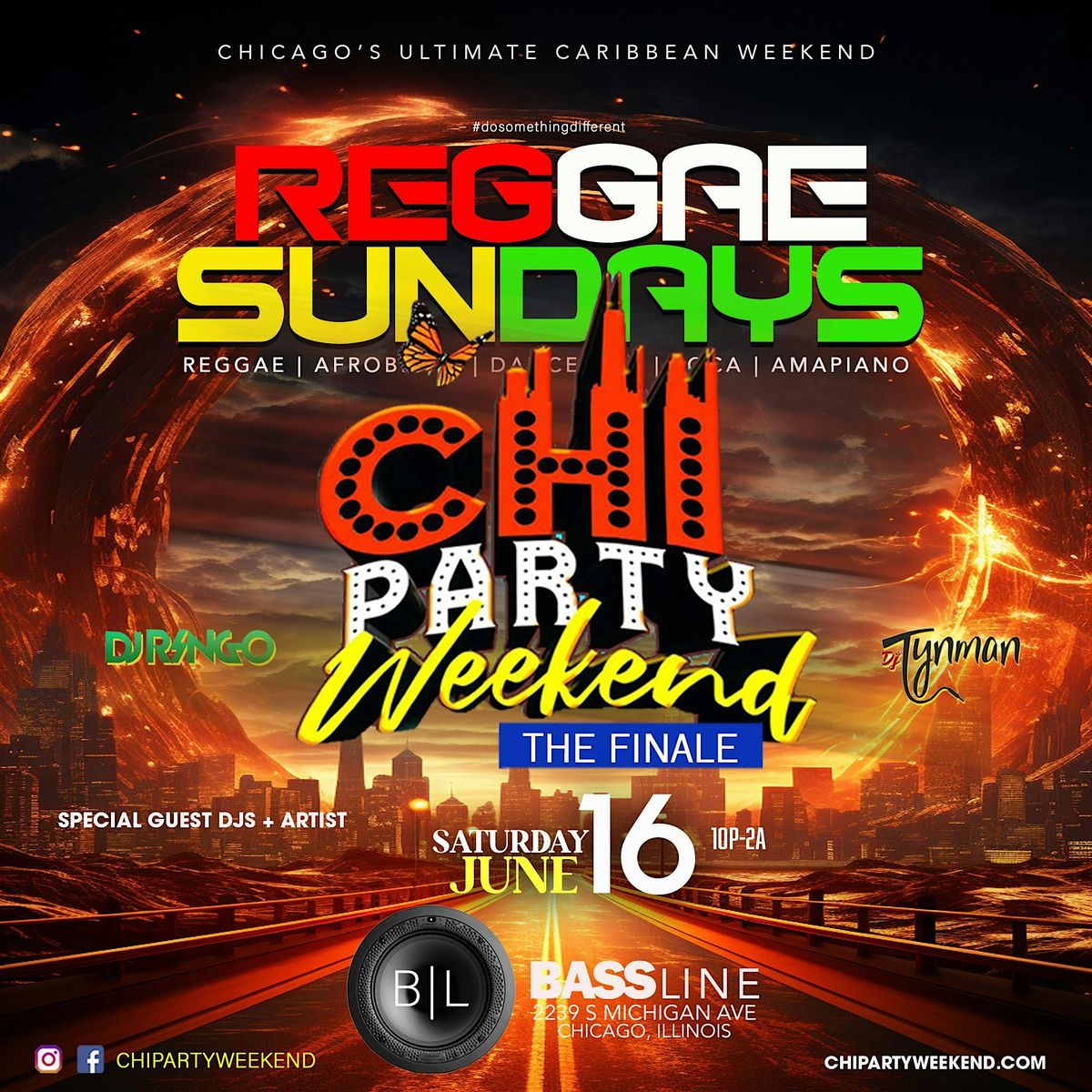 REGGAE SUNDAY : The Finale  (CHI PARTY WEEKEND 2024)