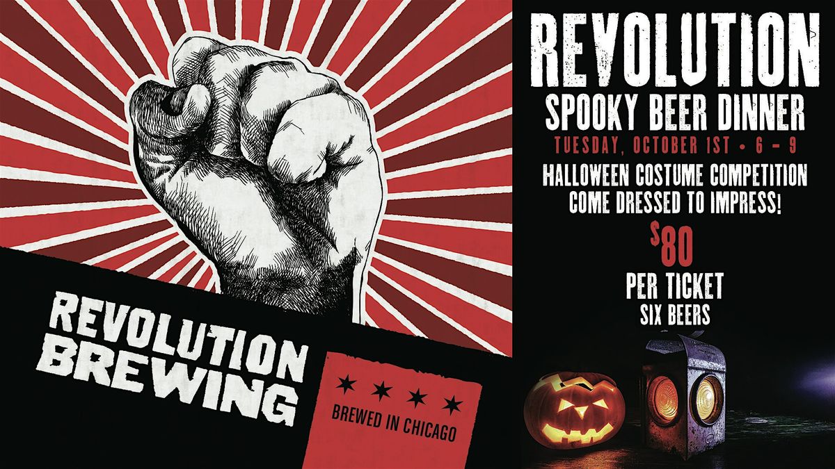 Revolution Beer Dinner at Tavern On Main