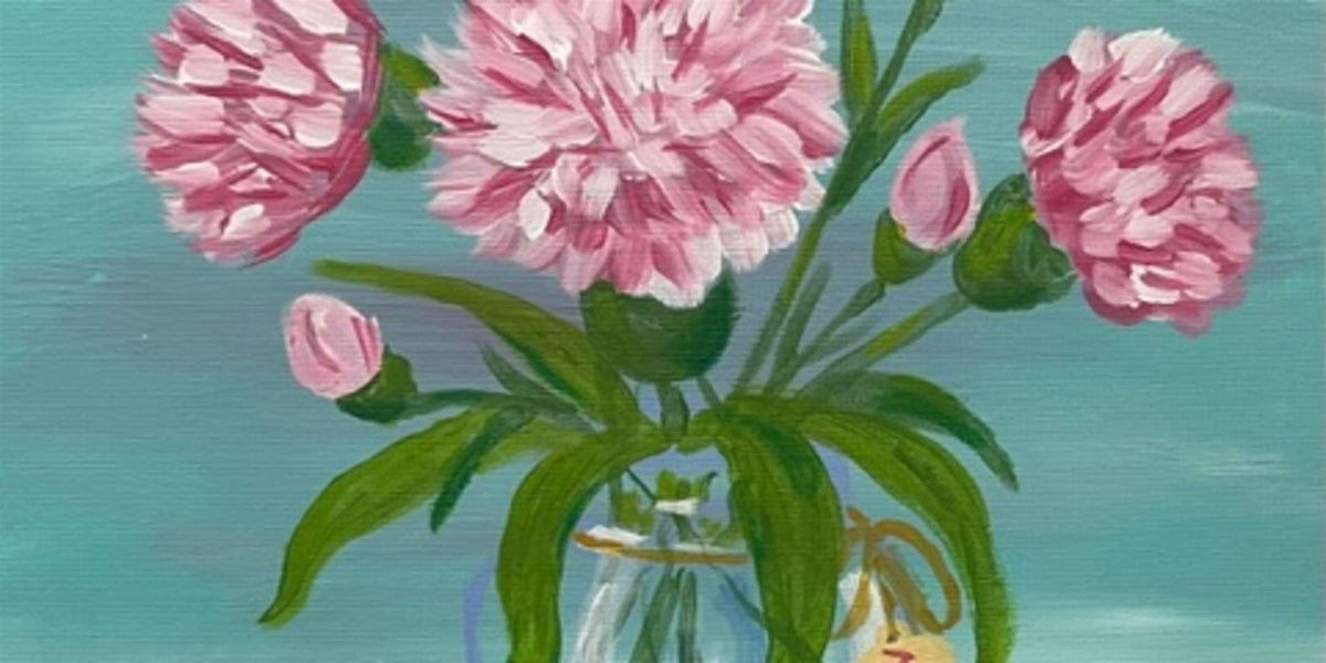 Mason Carnations - Paint and Sip by Classpop!\u2122