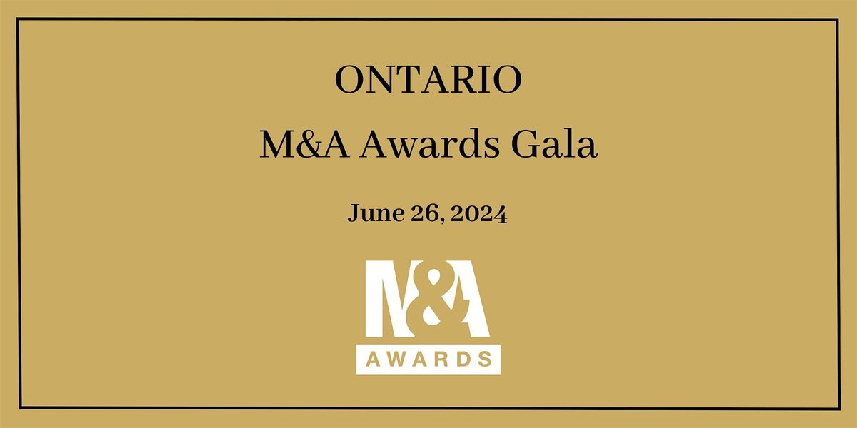 Ontario M&A Awards Gala 2024
