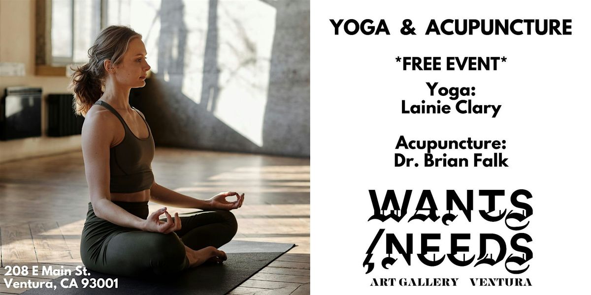 RELAXING Yoga and Acupuncture at Art Gallery