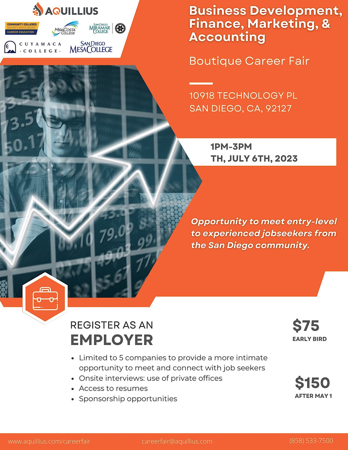 Boutique Career Fair:  Business, Finance, Marketing, & Accounting