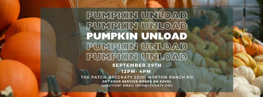 Pumpkin Unload - Service Hour Opportunity 