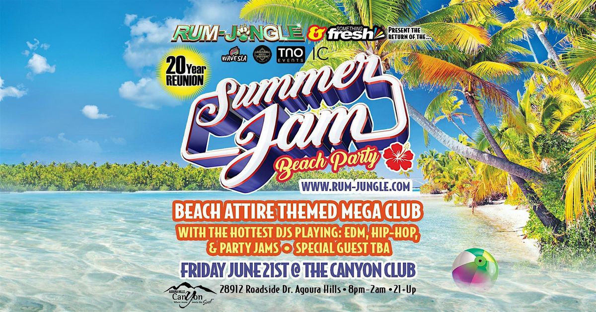 *SUMMER JAM* Beach Themed Mega Club Rum-Jungle