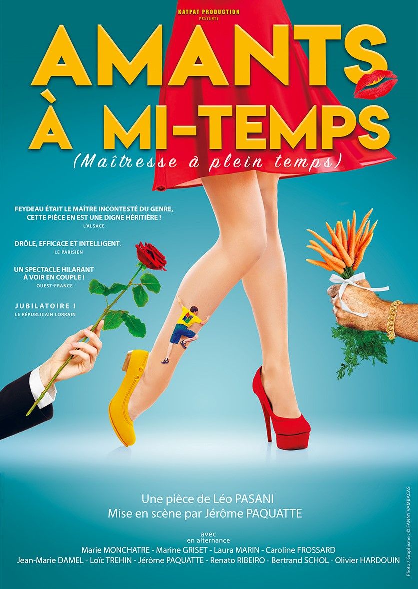 AMANTS \u00c0 MI-TEMPS - Com\u00e9die de boulevard\/caf\u00e9-th\u00e9\u00e2tre