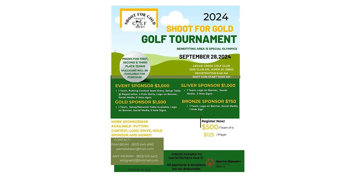 Shoot for Gold Charity Golf Tournament