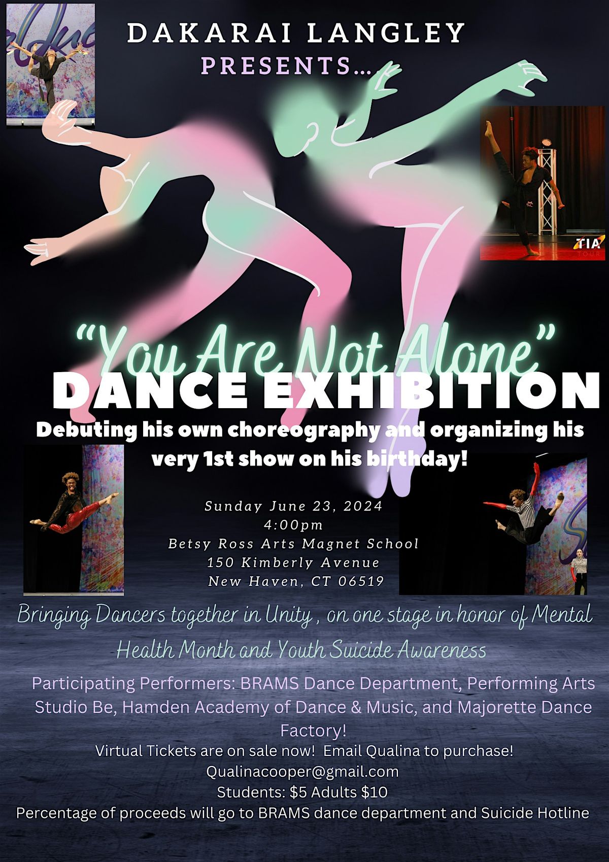 \u201cYou Are Not Alone\u201d Dance Exhibition by Dakarai Langley
