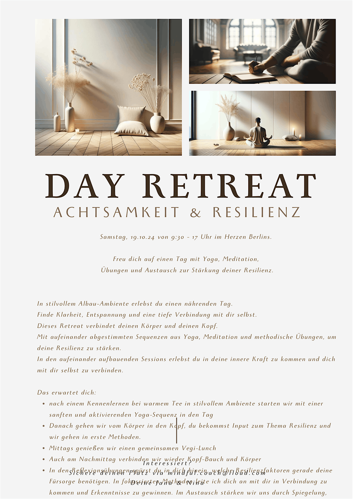Day Retreat Resilienz & Achtsamkeit