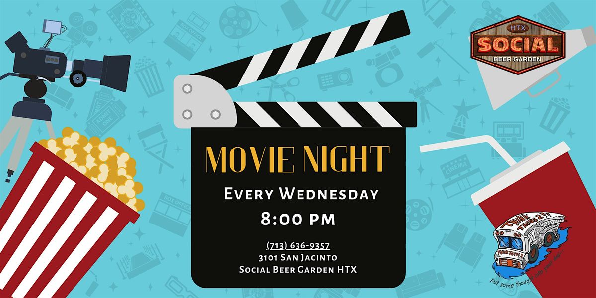 Movie Night at Social Beer Garden HTX