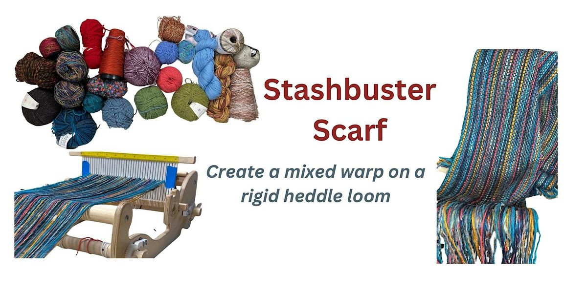 Stashbuster Scarf - Creating a Mixed Warp on the Rigid Heddle Loom