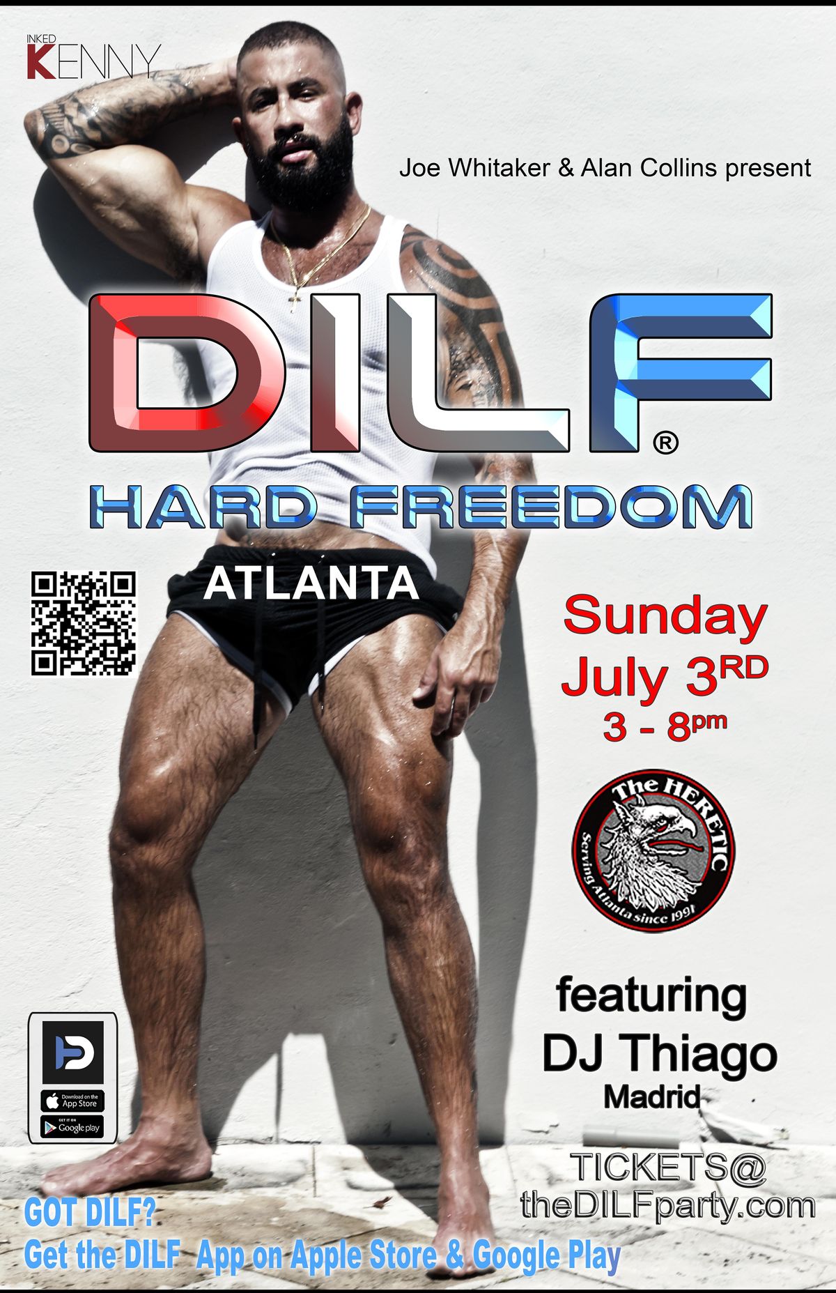DILF Atlanta "HARD FREEDOM" TEA DANCE by Joe Whitaker Presents
