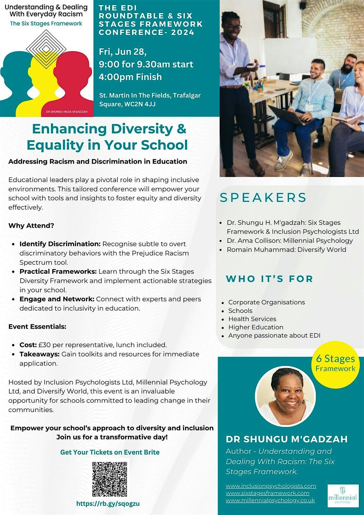 Improving Equality and Diversity in Schools & EDI Roundtable