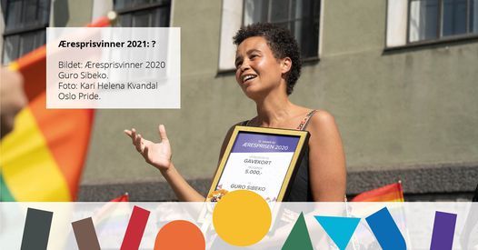 Oslo Pride: Utdeling av \u00c6resprisen og Frydprisen 2021