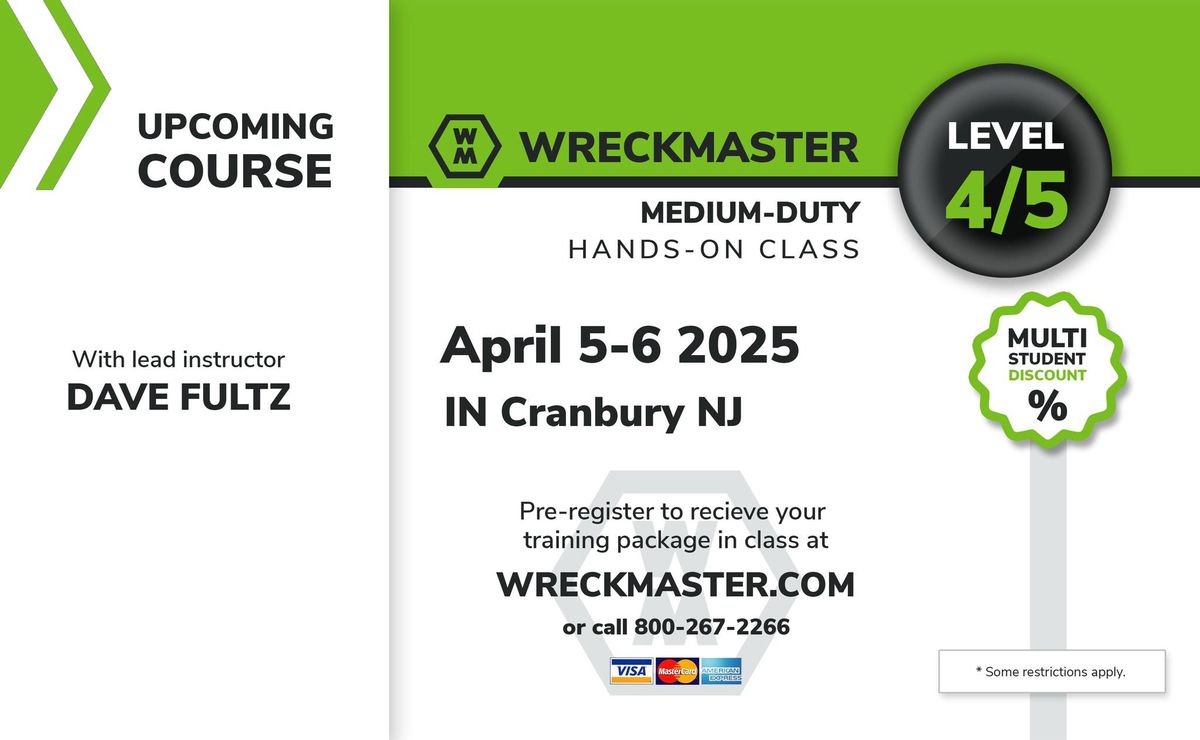 Cranbury NJ Level 4\/5 April 5-6 2025