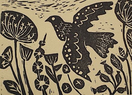 Printmaking - Lino Printing-Mansfield Central Library-Adult Learning