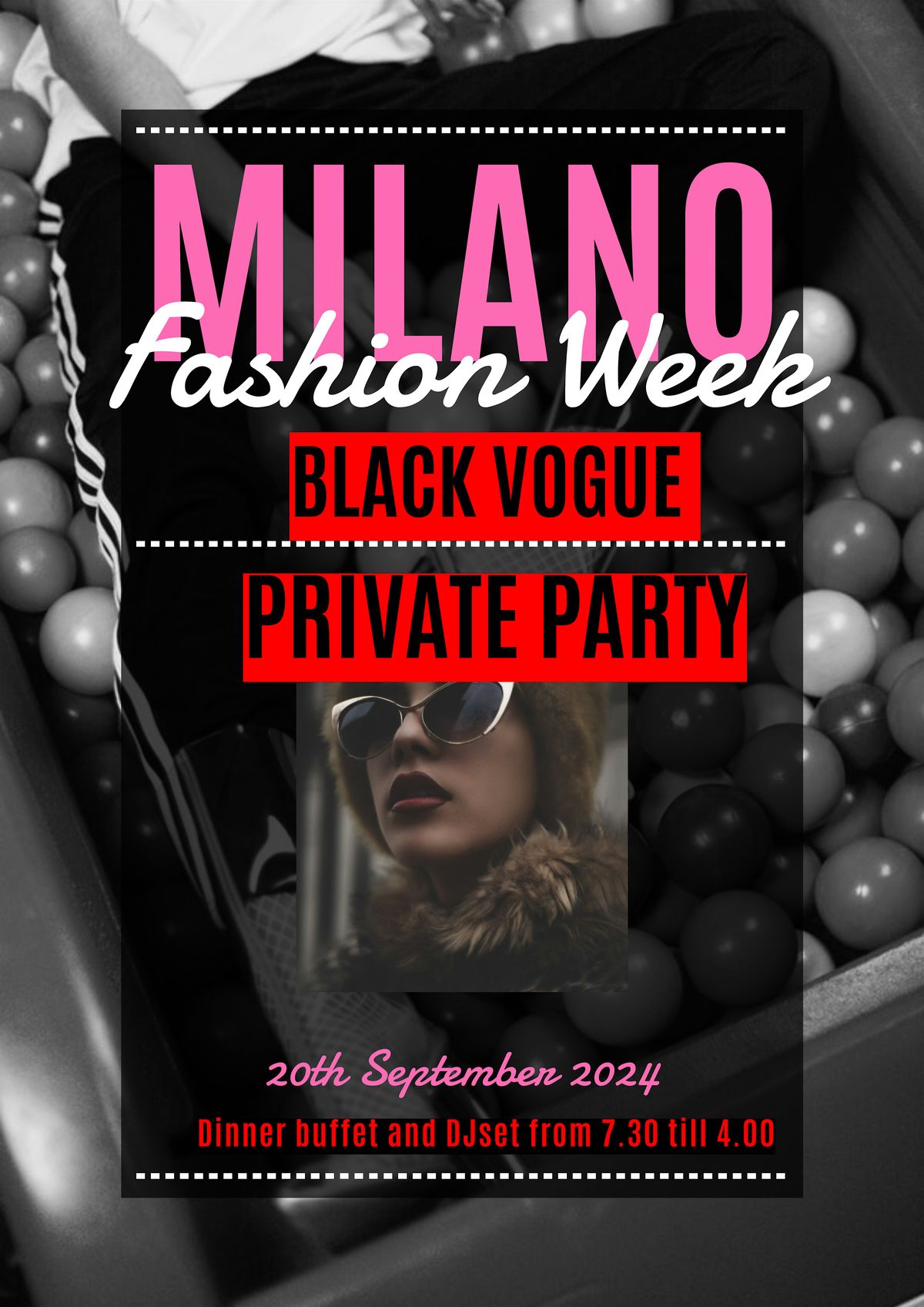 BLACK VOGUE PRIVATE PARTY - Milano Fashion Week Edition