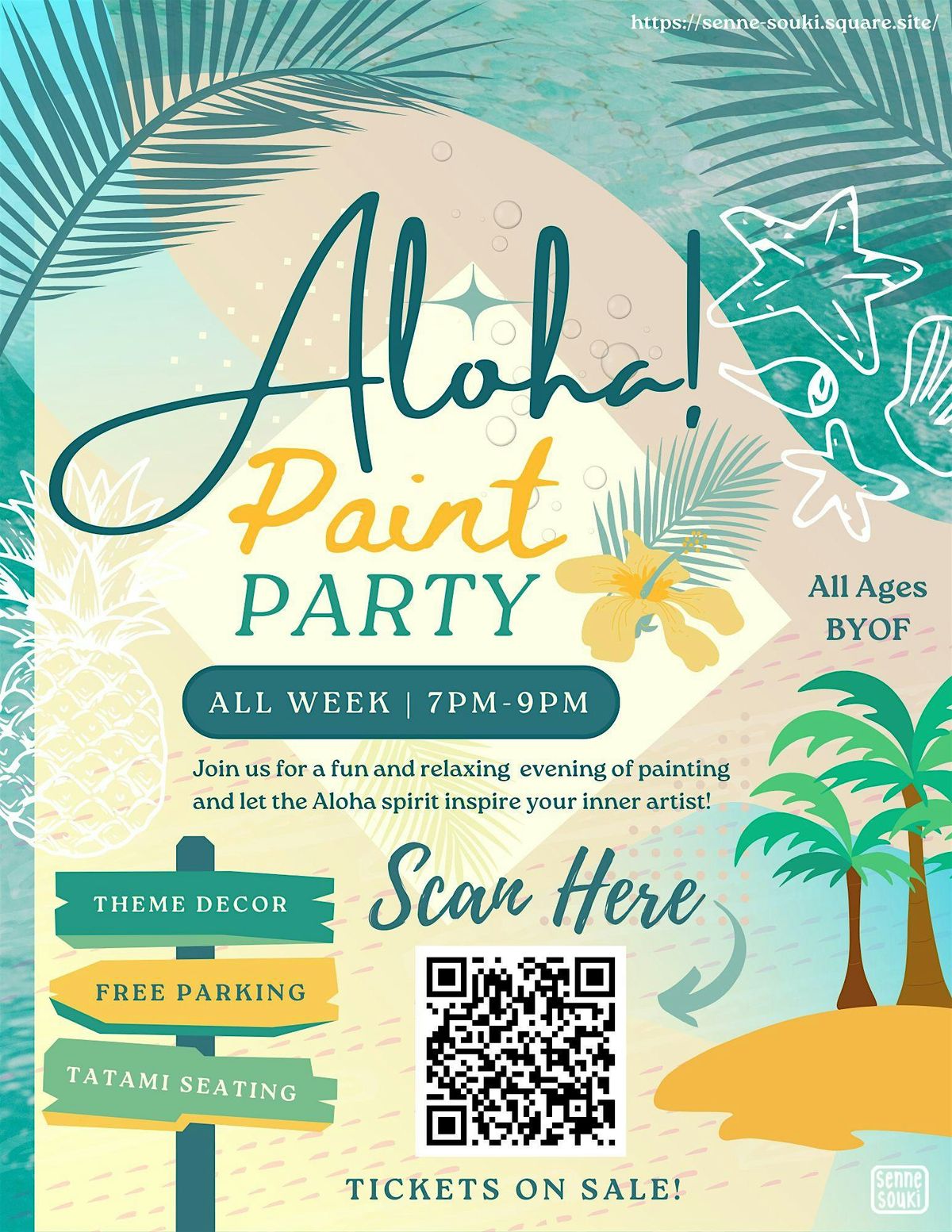 Aloha Paint Party