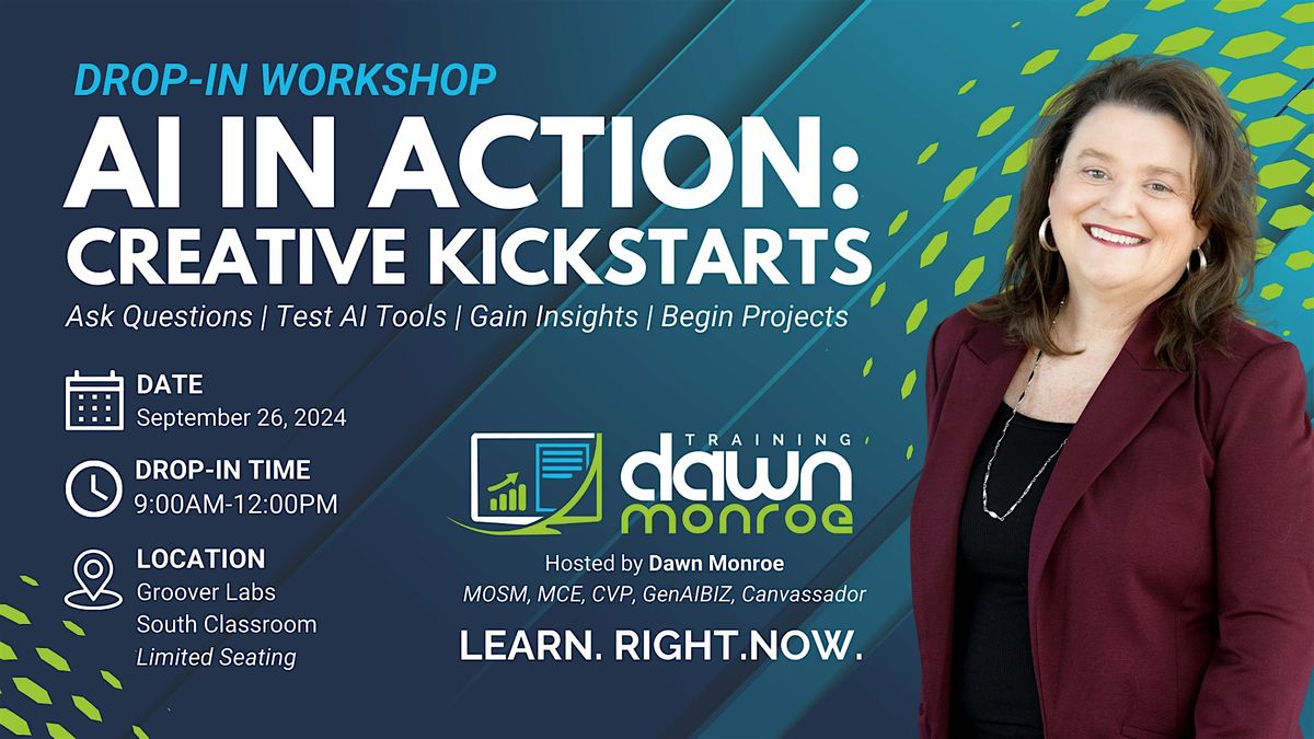 AI in ACTION: Drop-In Workshop for Creative Kickstarts