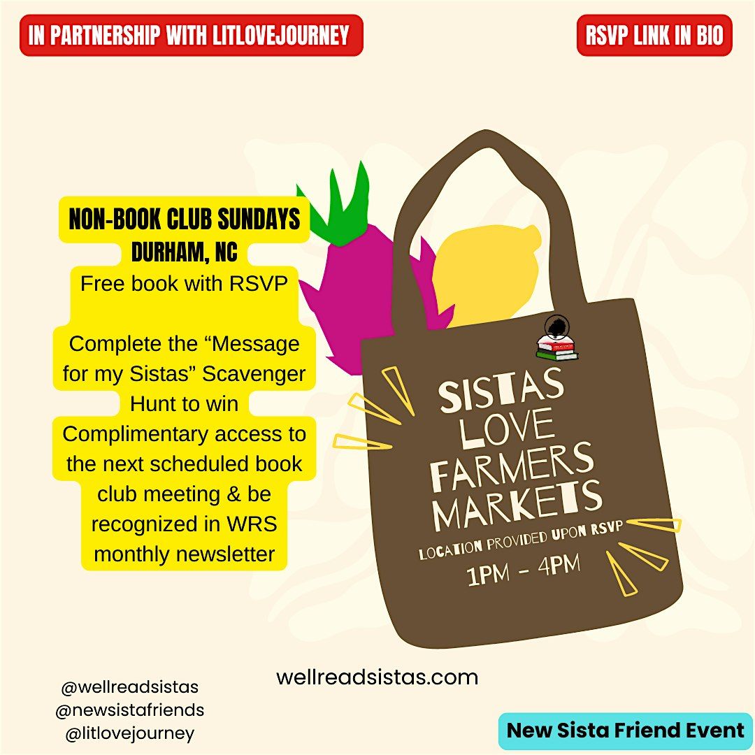 Sistas Love Farmers' Market : Free Book & WRS Scavenger Hunt