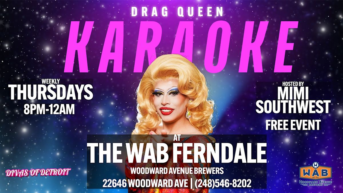 Drag Queen Karaoke! | Woodward Avenue Brewers | FREE