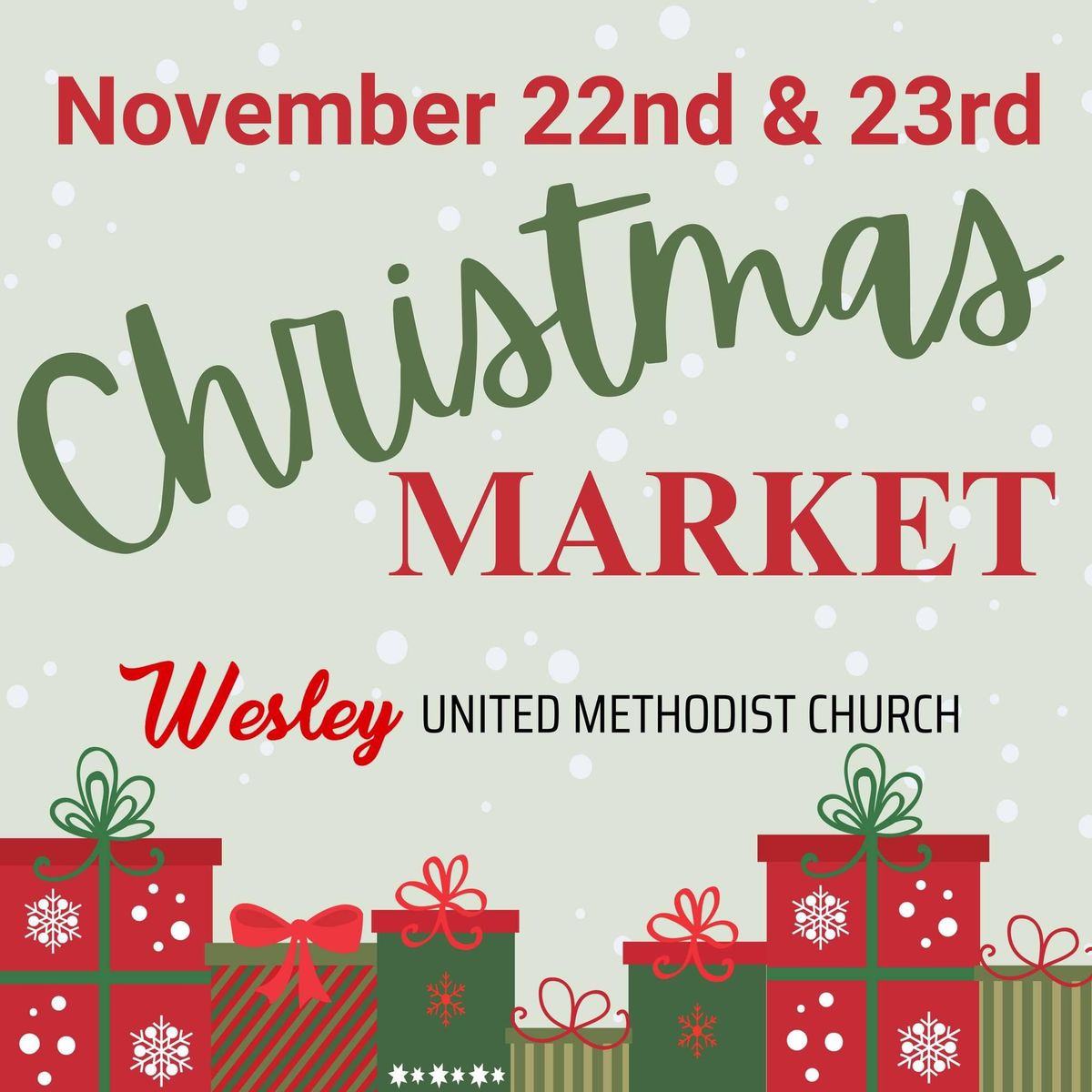 Wesley UMC Greenville\u2019s Christmas Market