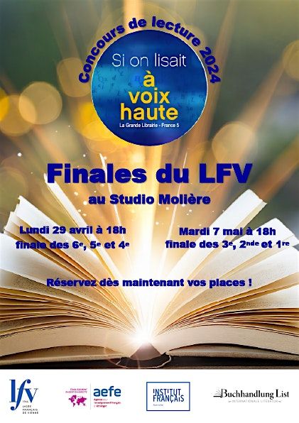 Finale LFV du Concours "Si on lisait \u00e0 voix haute "- Lyc\u00e9e