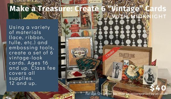 Make a Treasure: Create 6 "Vintage Cards" with Lisa Murphy