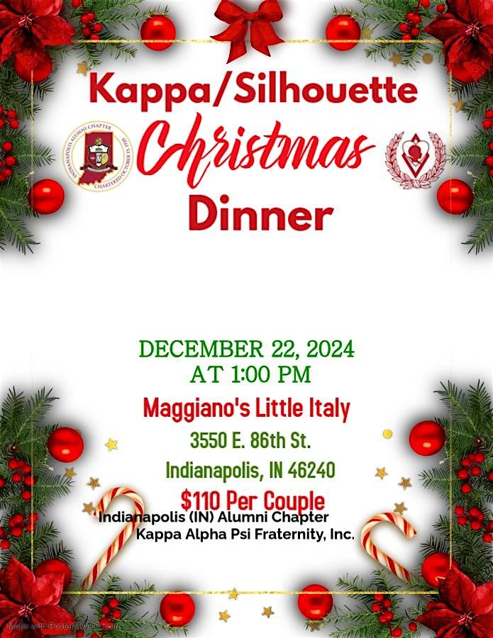 Indianapolis Alumni Chapter Kappa\/Silhouette Christmas Dinner 2024